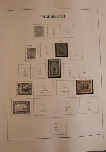 België 1896/1975 - Album Davo en postzegels 1896-1975