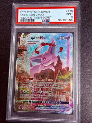 Pokémon - 1 Graded card - Mentali 270 Foil, Illustration