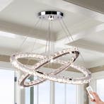Ovale LED Kroonluchter (56cm) | Top retour deal, sla nu toe, Huis en Inrichting, Verzenden, Nieuw, Metaal, Modern