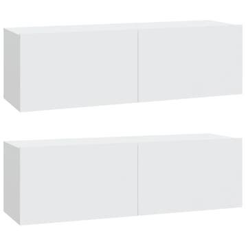 tv-kasten set wit | Tweede kansje | OP = OP (tv-meubel), Huis en Inrichting, Verzenden, Nieuw, Minder dan 100 cm, 25 tot 50 cm