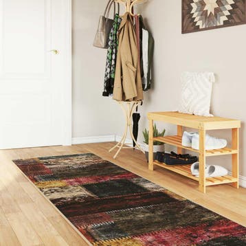 vidaXL Tapijt Runner MARSA Meerkleurig 80 x 450 cm Polyester, Verzenden