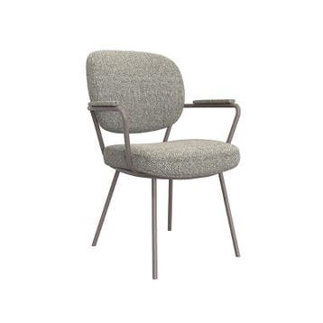Stoel Lausanne | Mushroom | Royal Boucle | Brons Metalen, Verzenden