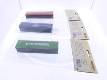 Schaal H0 Faller containers set 1 met 180843, 180846 & 18..., Ophalen of Verzenden