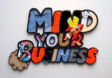 Patrycja Mroczkowska - Mind Your Business 3D Pop Art XL, Antiquités & Art