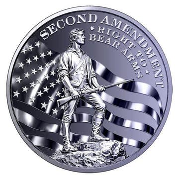 Verenigde Staten. 2027 1 oz Titanium Dont Tread on Me Round