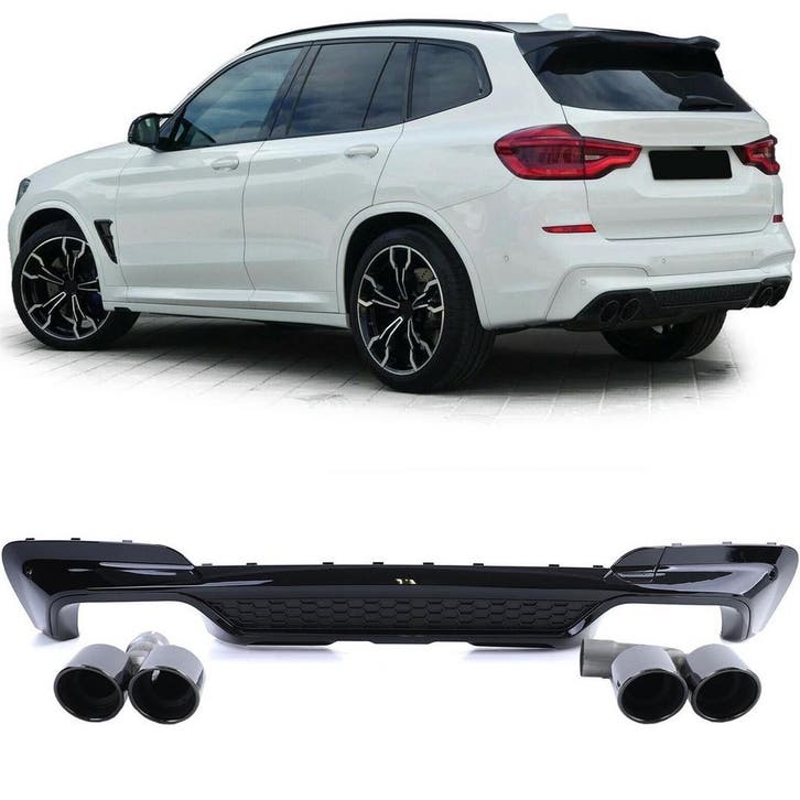 Performance Look Diffuser + Sierstukken BMW X3 G01 B2257, Autos : Pièces & Accessoires, Carrosserie & Tôlerie