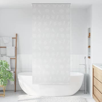 vidaXL Rolgordijn voor douche 100x240 cm zeester, Verzenden, Nieuw