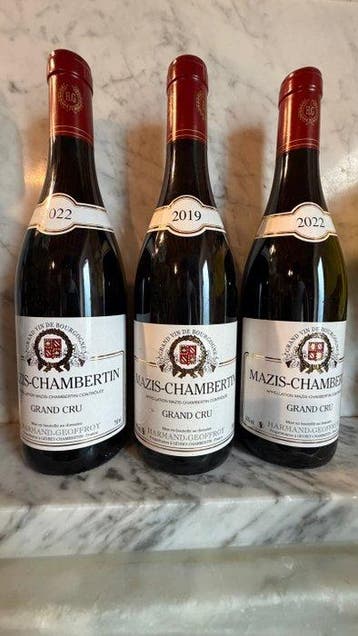 2022 Harmand-Geoffroy - Mazis-Chambertin Grand Cru - 3, Verzamelen, Wijnen, Nieuw