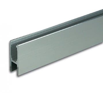 Aluminium loopschoen t.b.v. 5-6 mm glas-2500 mm, Verzenden, Nieuw