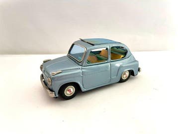 Bandai - Blikken speelgoedauto - Fiat 600 Convertible -