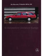 1990 MERCEDES BENZ E KLASSE T BROCHURE DUITS