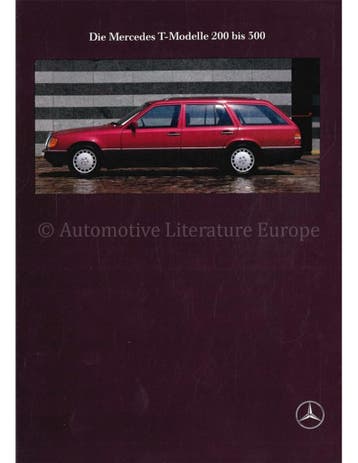 1990 MERCEDES BENZ E KLASSE T BROCHURE DUITS, Nieuw