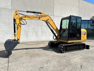 Veiling: Rupsgraafmachine Caterpillar 305.5E2 Diesel 34.1kW, Articles professionnels, Ophalen
