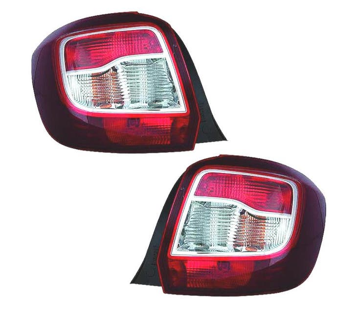FEUX ARRIÈRE POUR DACIA SANDERO STEPWAY 13-17 BLANC ROUGE TE, Autos : Pièces & Accessoires, Éclairage, Envoi