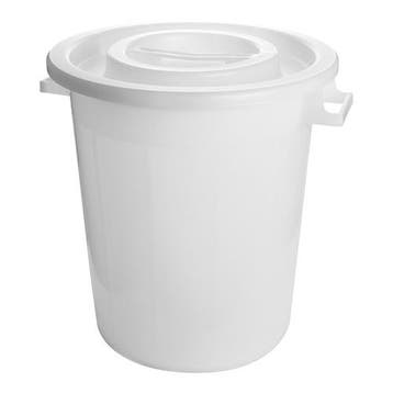 Voedselcontainer kunststof met deksel 75 liter Ø47x65(h)cm, Verzenden
