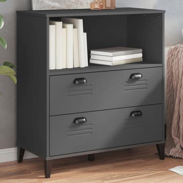 vidaXL Boekenkast VIKEN 80x40x90 cm bewerkt hout, Huis en Inrichting, Verzenden, Nieuw