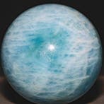 Exclusieve aquamarijn-berielbol. - Hoogte: 99 mm - Breedte: