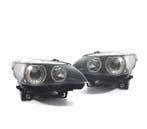 Phares Pour Bmw Série 5 E60 05-07 Angel Eyes Fond Noir, Verzenden
