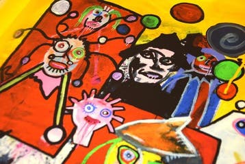 Paul Kostabi (1962) - Riving School, Antiquités & Art, Art | Peinture | Moderne