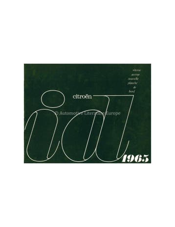 1965 CITROEN ID 19 BROCHURE FRANS, Nieuw