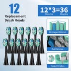 Elektrische Tandenborstel Set Sonisch - 12 Opzetborstels -, Verzenden, Nieuw