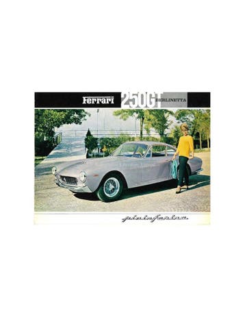 1963 FERRARI 250 GT BERLINETTA LUSSO BROCHURE, Ophalen of Verzenden, Nieuw