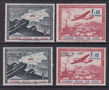 Duitse Rijk 1941/1942 - Prive uitgifen Frankrijk. - Michel:, Gestempeld