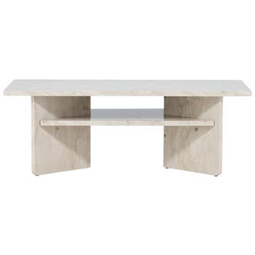 De Rebellenclub Kuopio Salontafel - 120 X 60 Cm - Marmer, Huis en Inrichting, Tafels | Salontafels, 100 tot 150 cm, Verzenden