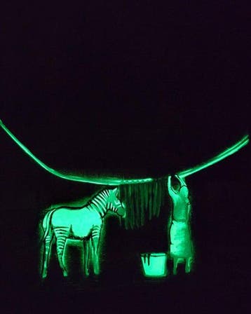 Fictional World (1980) - Banksy´s Washing Zebra Stripes, Antiek en Kunst