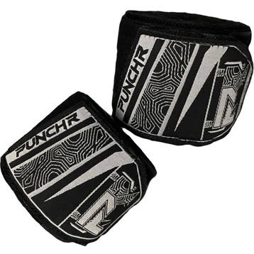 PunchR™ Boks- Handbandages 400 cm Zwart, Sport en Fitness, Verzenden, Nieuw, Overige, Vechtsportbescherming