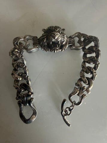 Zonder minimumprijs - Armband Zilver - Lion Silver, Nieuw