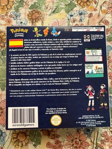 Nintendo - Gameboy Advance - Pokémon Edición Zafiro -, Nieuw
