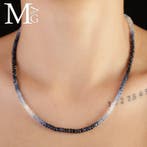 Jeans Blauwe Saffier Ketting – Veelzijdig en trendy -