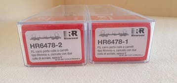 Rivarossi H0 - Modeltrein goederenwagonset (2) - FS, Hobby en Vrije tijd, Nieuw