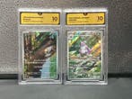 Pokémon - 2 Graded card - Psyduck, Nidoking Foil - GG 10 -, Nieuw