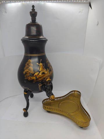 Ornement décoratif - Samovar néerlandais vintage, Antiquités & Art