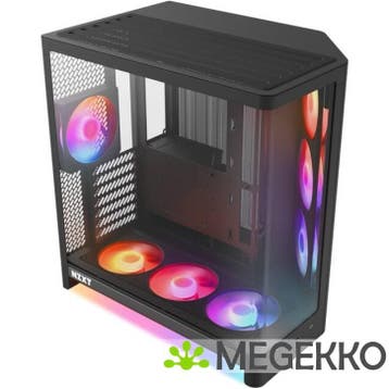 NZXT H6 RGB+ - 2026 - Black, Computers en Software, Verzenden, Nieuw