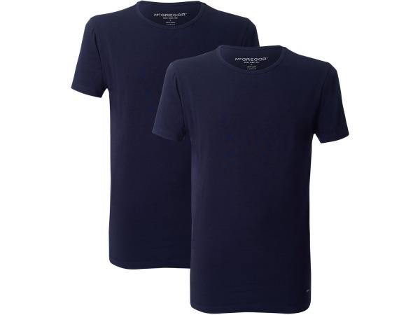 Veiling - McGregor Premium stretch t-shirt 2-pack o-neck bla, Kleding | Heren, T-shirts