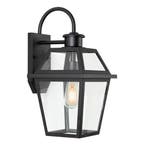 Strak & modern Perth Muurlamp Zwart Buitenverlichting, Verzenden, Nieuw