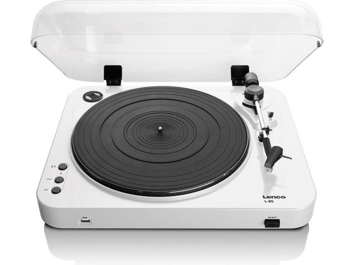 Lenco L-85 - Draaitafel - USB digitaliseren - Wit, Audio, Tv en Foto, Platenspelers, Nieuw, Verzenden