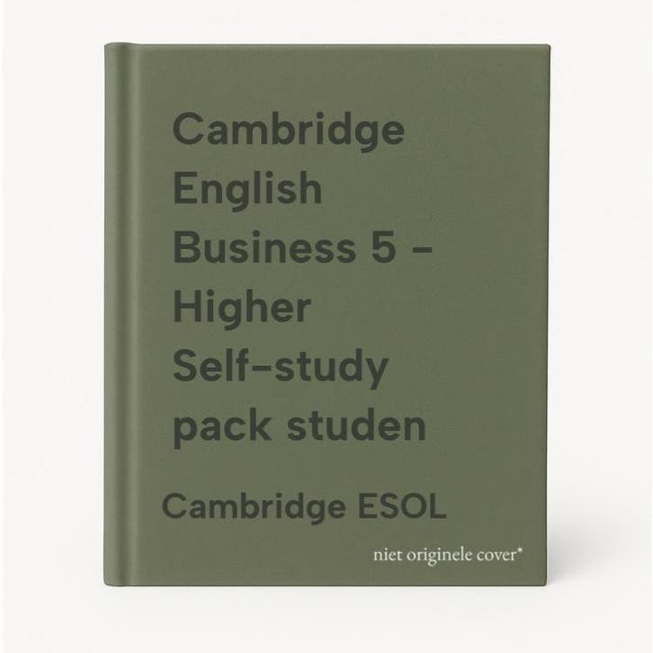 Cambridge English Business 5 - Higher Self-study pack studen, Livres, Langue | Anglais, Envoi