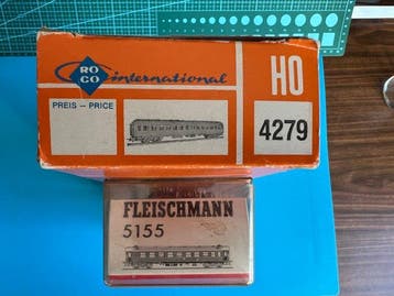 Roco, Fleischmann H0 - 4279; 5155 - Model treinwagon (2) -, Nieuw