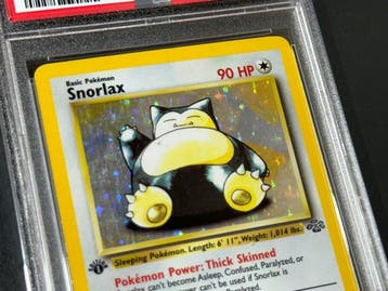 Pokémon - 1 Graded card - Snorlax Holo, Jungle #11 First, Hobby en Vrije tijd, Verzamelkaartspellen | Pokémon, Nieuw