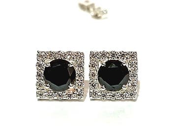 Sans prix de réserve - Boucles doreilles Argent - 4.40ct.