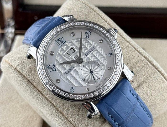 Maurice Lacroix - Masterpiece Grand Guichet Dame Mop Dial -, Bijoux, Sacs & Beauté, Montres | Hommes