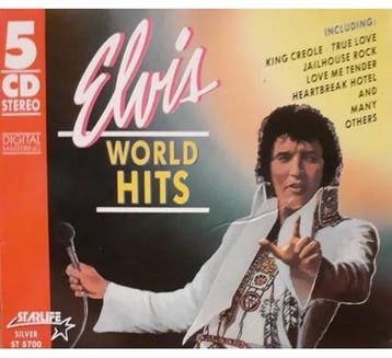 Elvis Presley – World Hits (5CD BOXSET), CD & DVD, Verzenden