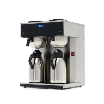 Filterkoffiezetapparaat - Dubbel - 2x 2 l - met Thermoskan, Verzenden, Nieuw in verpakking