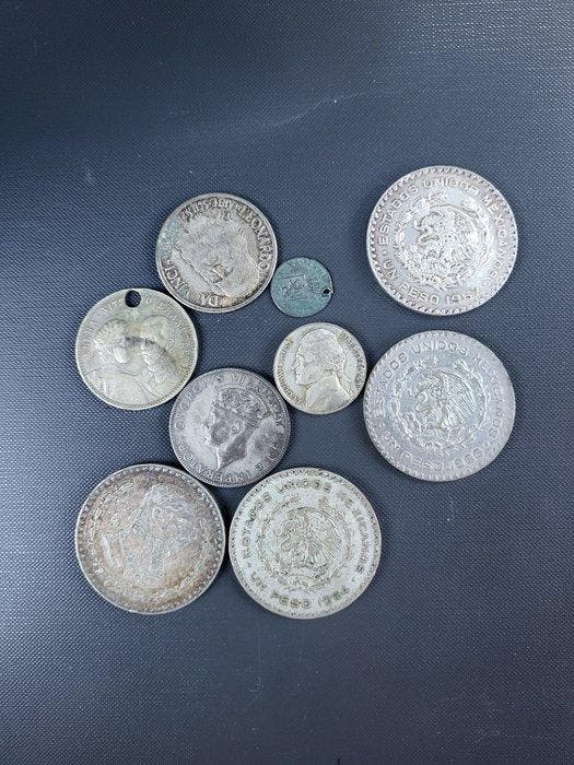 Oostenrijk, Mexico. Collection of silver coins (Zonder, Postzegels en Munten, Munten | Europa | Niet-Euromunten
