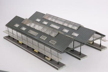 Jouef H0 - Modeltreingebouwen (1) - Dubbele perron, Nieuw