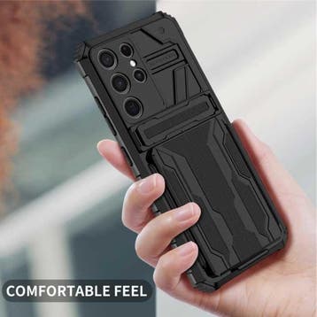 Samsung Galaxy S21 Ultra - Armor Card Slot Hoesje met, Verzenden